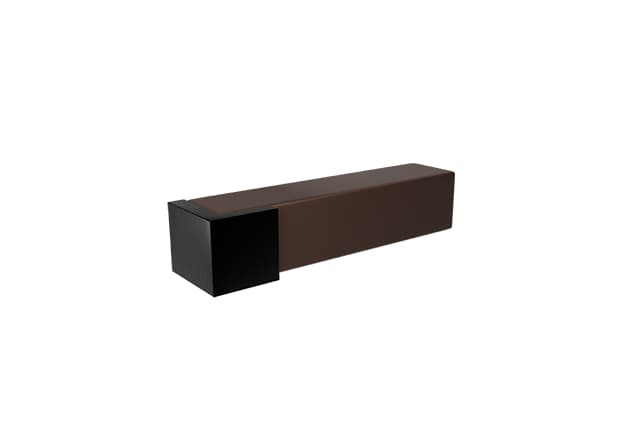 GPF Deurstopper Wand Vierkant 85mm Bronze Blend